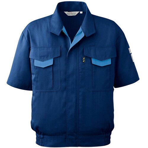 男子半袖ブルゾン RCS197 ネイビー S