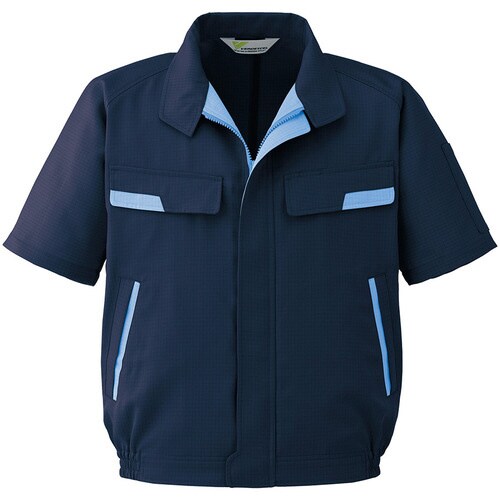 半袖ブルゾン VES77 ネイビー 5L