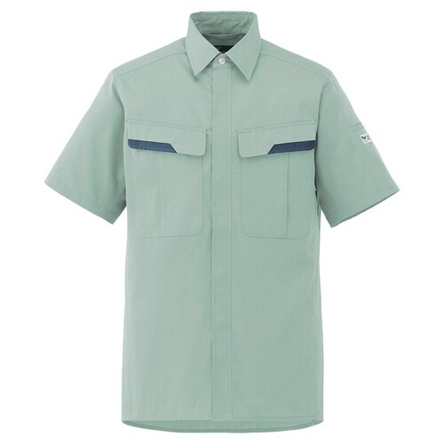 半袖シャツ VES66ライトグリーン S