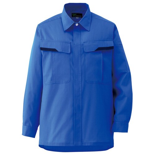 長袖シャツ VES263ロイヤルブルー 4L
