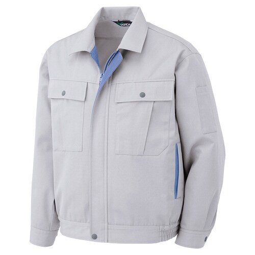 長袖ブルゾン GS2561 シルバーグレー S