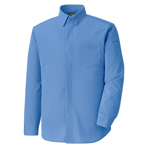 長袖シャツ PSE203 ブルー M