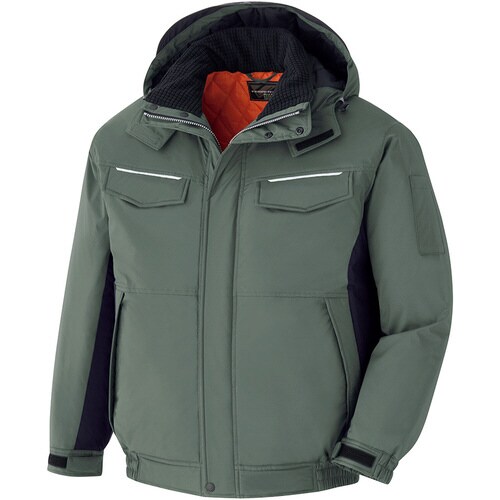 防寒ブルゾン VE1056 モスグリーン×L