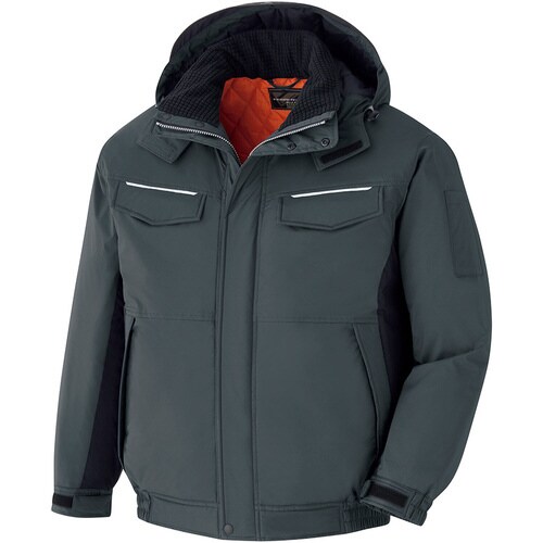 防寒ブルゾン VE1051 チャコールグレー×5L