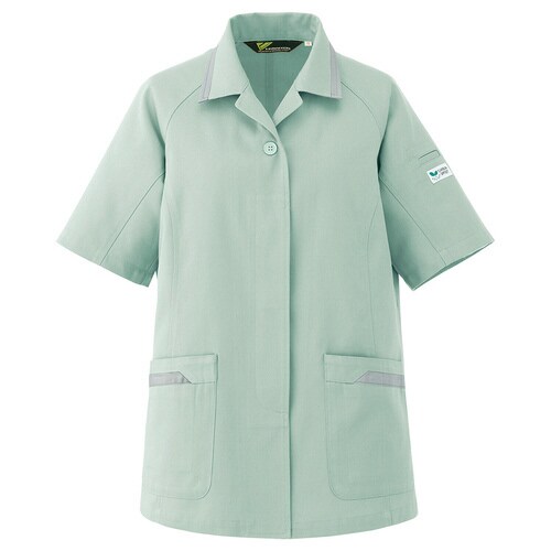 半袖スモック VELS56 ライトグリーン 9号
