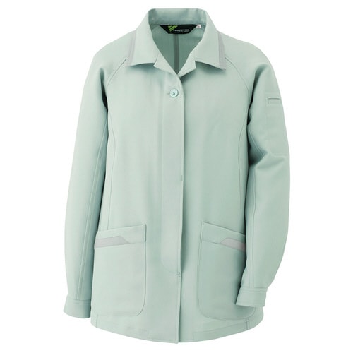 長袖スモック VELS256 ライトグリーン15号