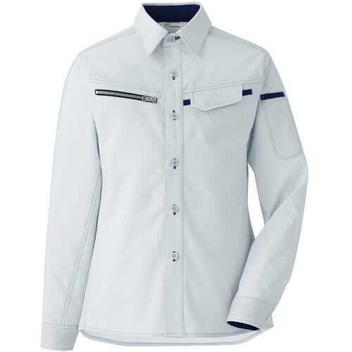 シャツ VELS2531 シルバーグレー 17号