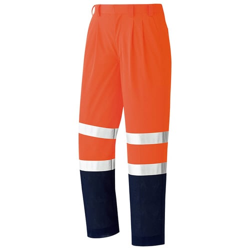 高視認パンツ VES605 オレンジ LL