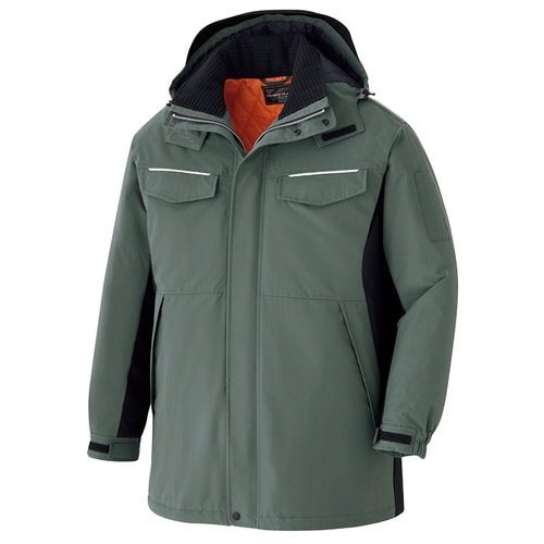 防寒コート VE1046 モスグリーン×LL