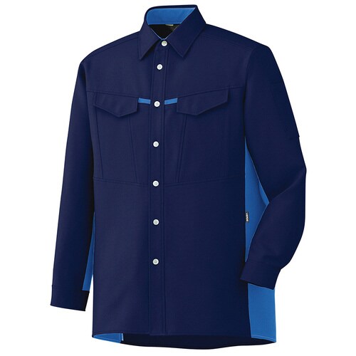 長袖シャツ GS2707 ネイビー S