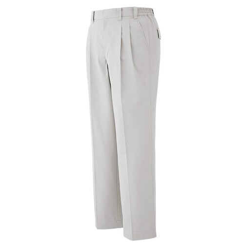 男子スラックス GS561 シルバーグレー LL