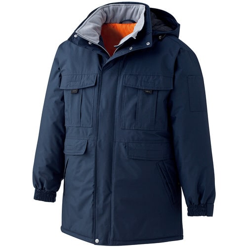 防寒コート 防水 M4087 ネイビー M