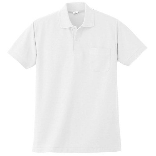 半袖ポロシャツ K272 90 ホワイト M