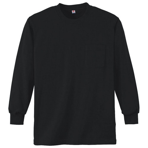 長袖Tシャツ(胸ポケット付) K4022 80 L