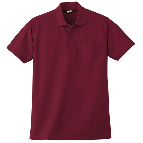 半袖ポロシャツ K272 18 ワイン 6L