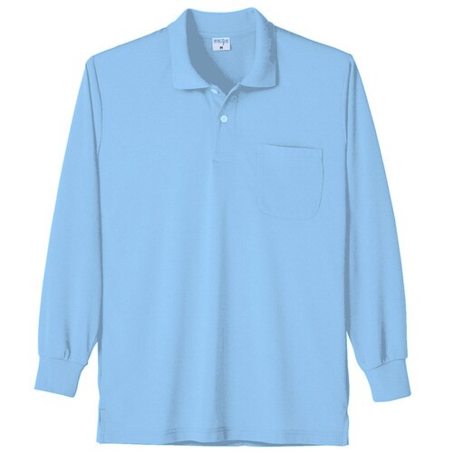 接触冷感 ポロシャツ 7362 6 サックス SS