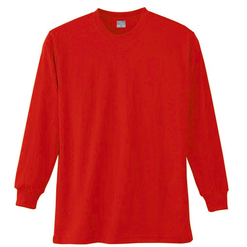 長袖Tシャツ K9009 10 レッド L