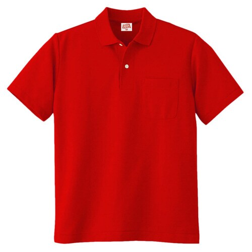 ポロシャツ 100 10 レッド SS