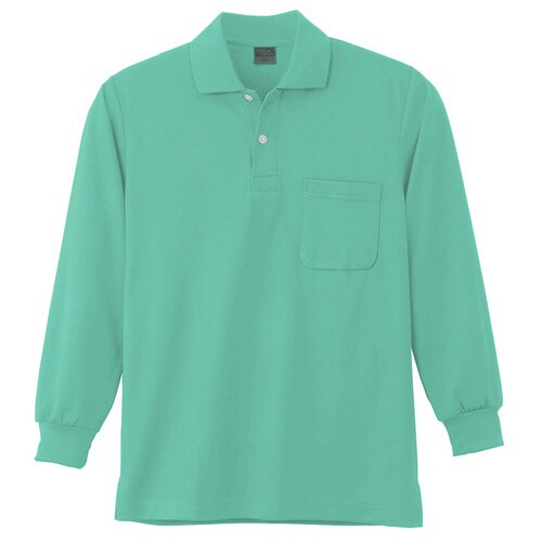 長袖ポロシャツ 9007 35 エメグリーン M