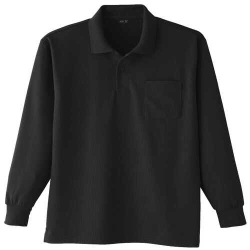 吸汗速乾 長袖ポロシャツ 6002 80 S