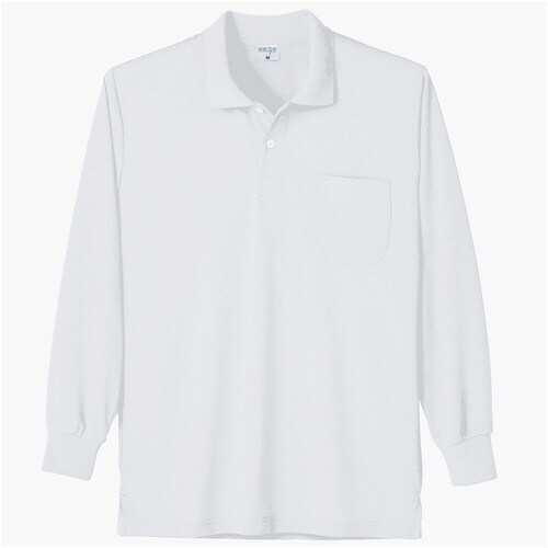 接触冷感ポロシャツ 7362 90 ホワイト EL
