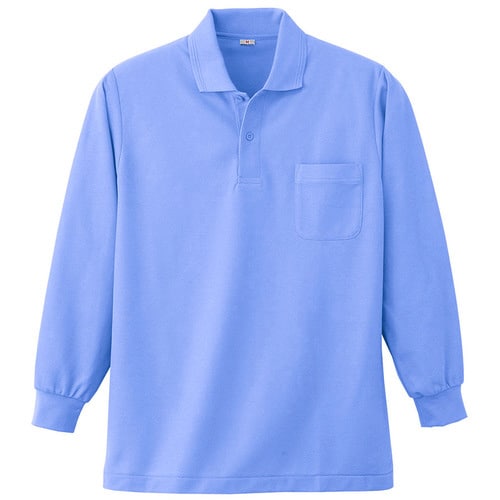 長袖ポロシャツ K383 6 サックス M