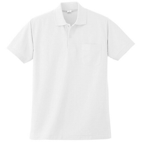 半袖ポロシャツ K272 90 ホワイト S