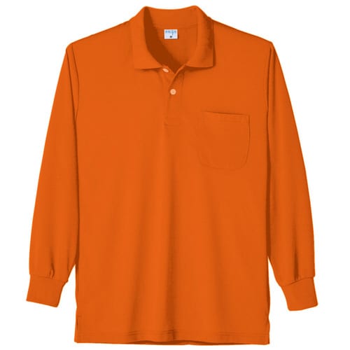 接触冷感ポロシャツ 7362 12 オレンジ EL
