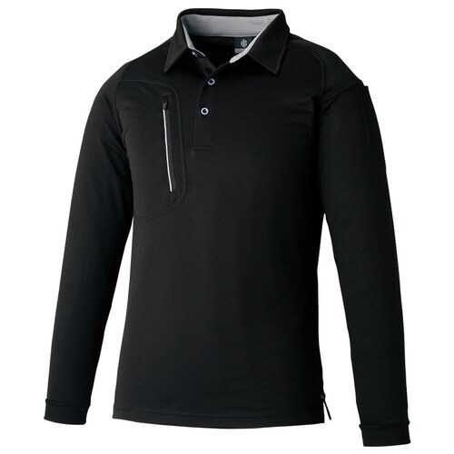 ファスナーポケット 長袖ポロ 3675−80 SS