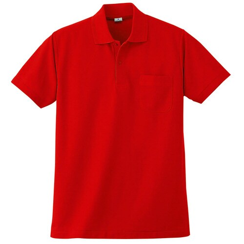 半袖ポロシャツ K272 10 レッド 5L