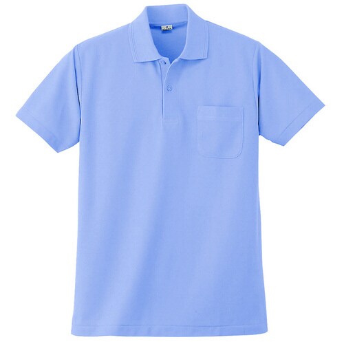 半袖ポロシャツ K272 6 サックス 4L