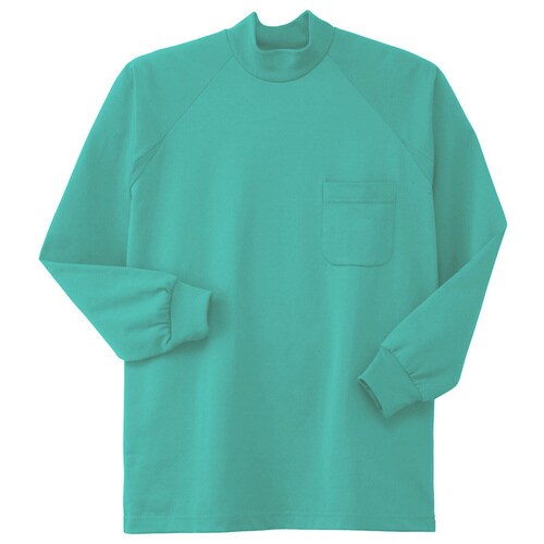 ハイネックシャツ 003−35 エメグリーン EL