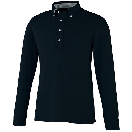 ボタンダウン 長袖ポロシャツ 9030−80 M