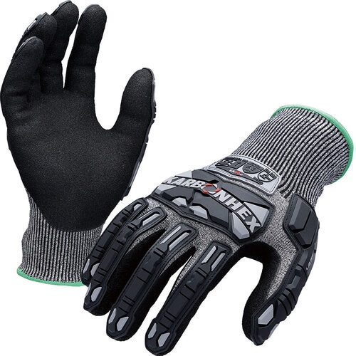 KARBONHEX耐切創衝撃手袋 KX−90J M