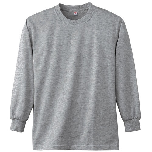 長袖Tシャツ K4021 43 杢グレー S