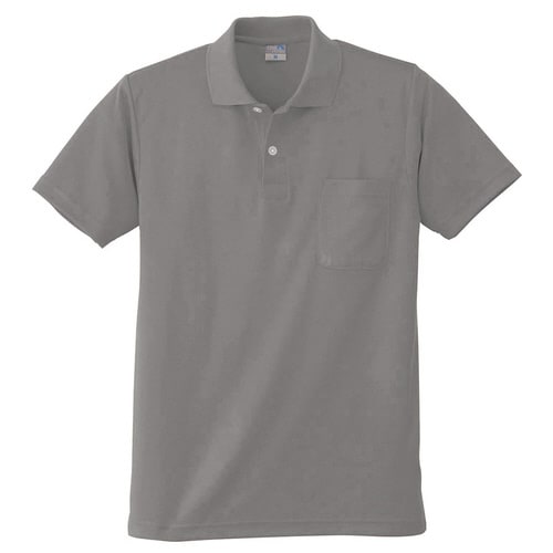 半袖ポロシャツ 9006 40 グレー 5L