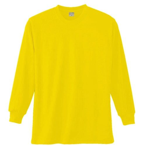 長袖Tシャツ K9009 70 イエロー 5L