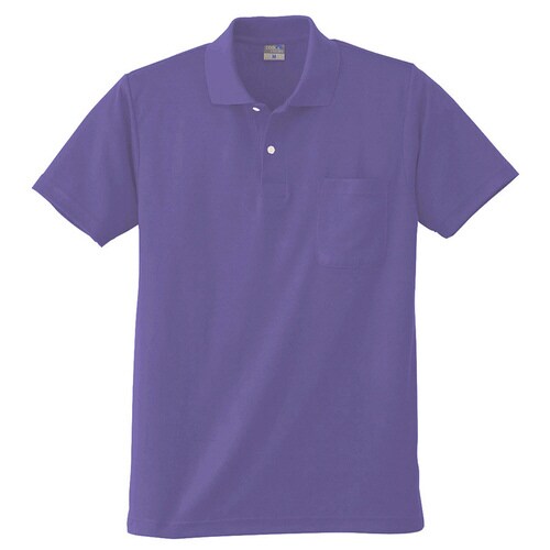 半袖ポロシャツ 9006 14 淡パープル 4L