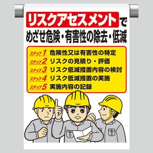 ワンタッチ取付標識 リスクアセスメント