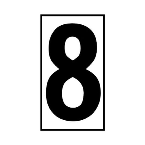 予告・説明看板日付マグネット 383−508(8)