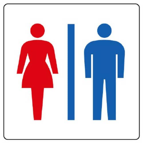 トイレ表示 839−10B(男女) 2枚1組