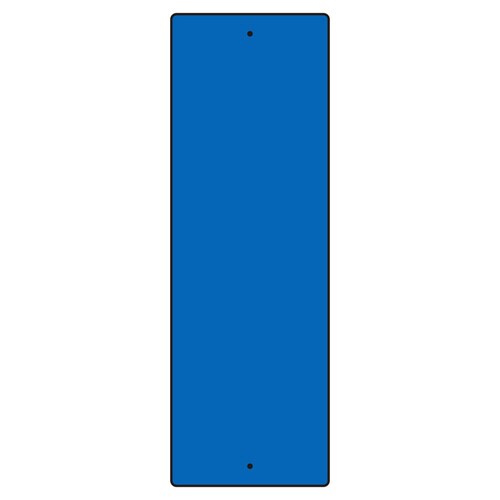 短冊型標識 360−06(青) 無地