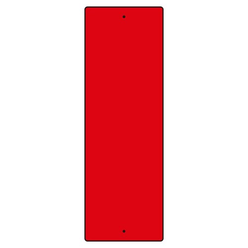 短冊型標識 360−04(赤) 無地