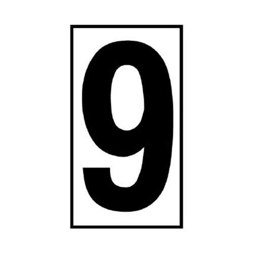 予告・説明看板日付マグネット 383−509(9)