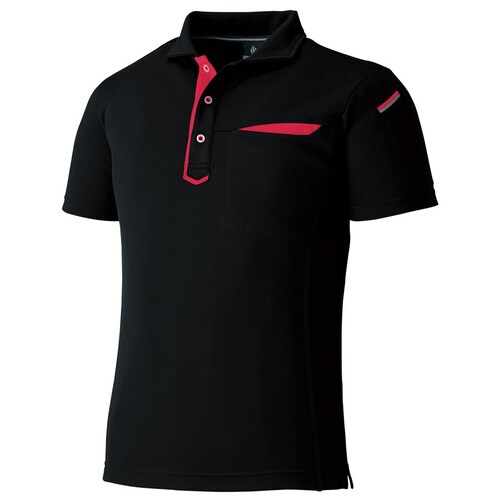 切りポケ半袖ポロ ペン差し 3684−80 6L