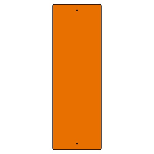 短冊型標識 360−05(橙) 無地