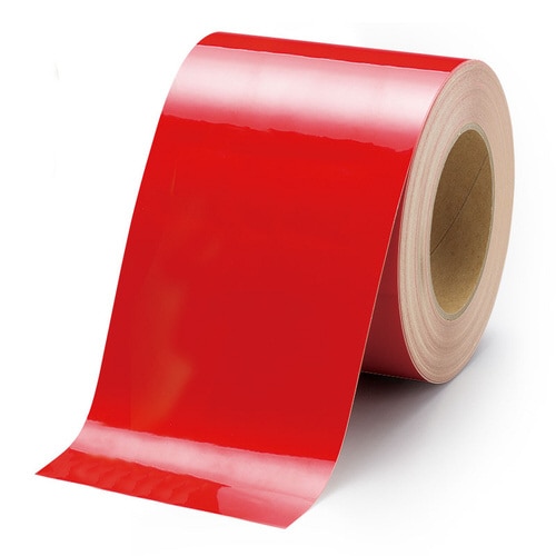 ユニフロアテープ 赤 100mm幅×20m