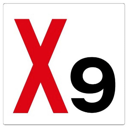 通り芯表示板 346−091 X9