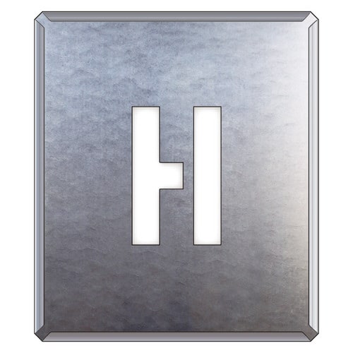 349−22A 吹付け用プレート H