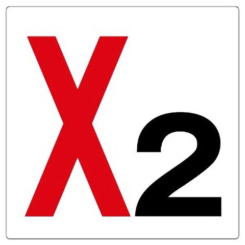 通り芯表示板 346−021 X2